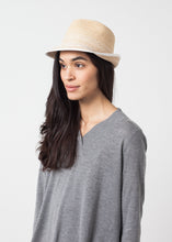 Load image into Gallery viewer, Washboard Hat in Straw/White
