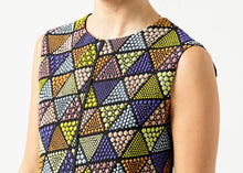 Load image into Gallery viewer, Triangle Sleeveless Dress in Multi

