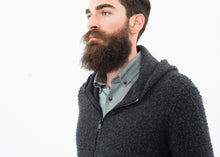 Load image into Gallery viewer, Pill Zip Sweater in Anthracite
