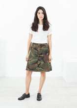 Load image into Gallery viewer, Military Skirt in Camo
