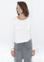 Load image into Gallery viewer, Stretch Tee in Milk
