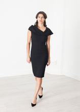 Load image into Gallery viewer, Asymmetric Dress in Black
