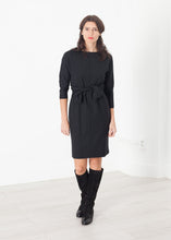 Load image into Gallery viewer, Tie Waist Dress in Black
