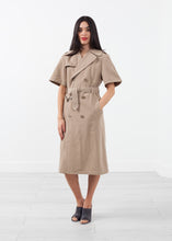 Load image into Gallery viewer, Rolled Sleeve Trenchcoat
